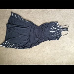 Wet Seal tie dye maxi dress medium